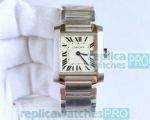 Replica Cartier Tank Solo Stainless Steel White Dial Watch